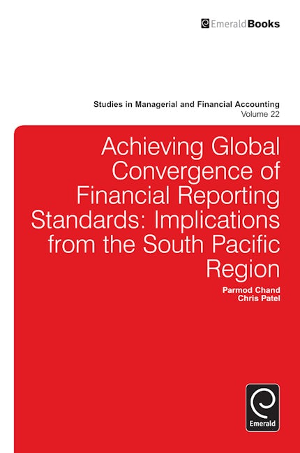 Book cover image for Achieving Global Convergence of Financial Reporting Standards ISBN: 9781780524429